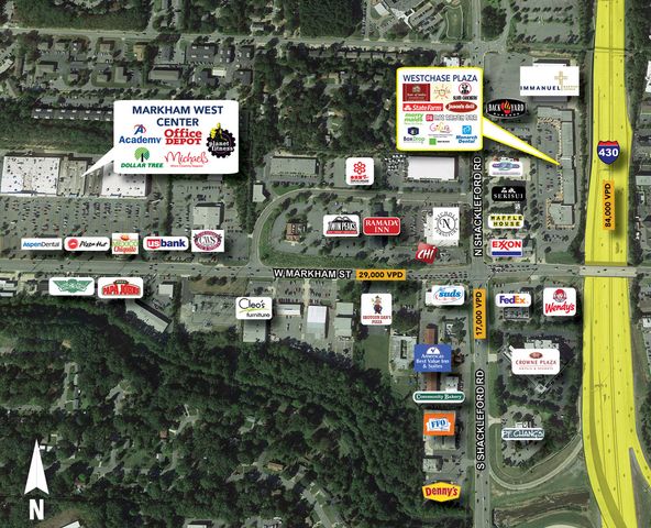 Westchase Plaza: 301 N Shackleford Rd, Little Rock, AR 72211